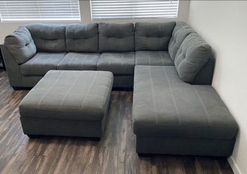 Grey sectional