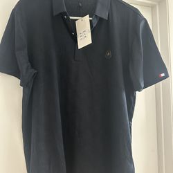 Monclair Shirt  Authentic For Slim Buddy Size Xl dark blue