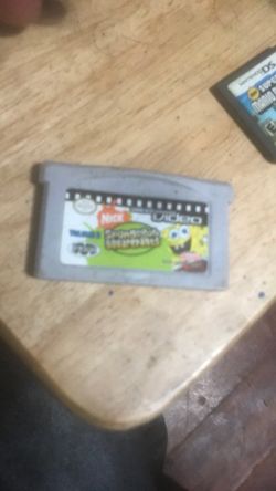 SpongeBob SquarePants Game Boy Advance Cartridge