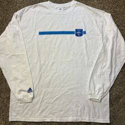 2004 Vintage Adidas Olympics Athens Long Sleeve Shirt Mens Size XL Y2K