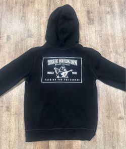 True Religion World Tour Pullover Hoodie Black