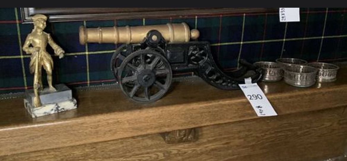 Antique Iron Cannon