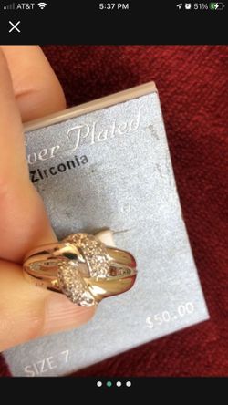 Silver Plated Ring New