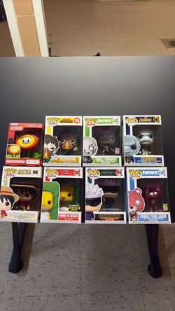 8 funco pops unopened