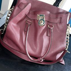 MK Large Leather Tote Bag