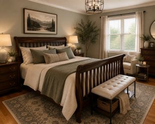 Beautiful Full-Size Bed Frame in excellent condition!