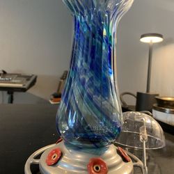 Glass Humming Bird Feeder