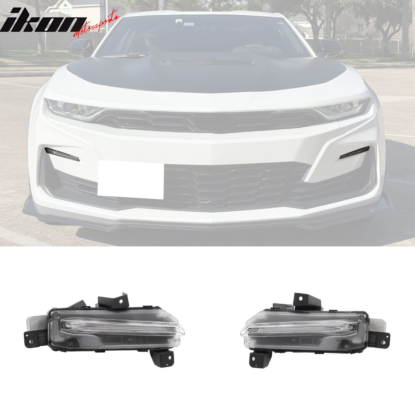 Fits 2019-2024 Chevy Camaro SS Daytime Running Light DRL LED Foglight W/ Turn Signal