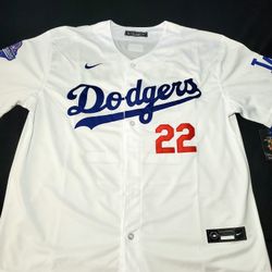 BRAND NEW NIKE CLAYTON KERSHAW 2025 WORLD SERIES PATCH JERSEY 3XL