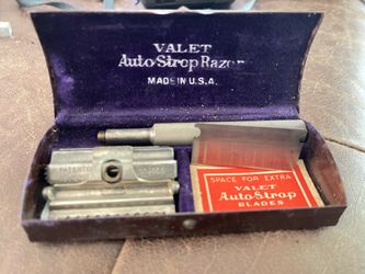 Vintage men’s single razor kit