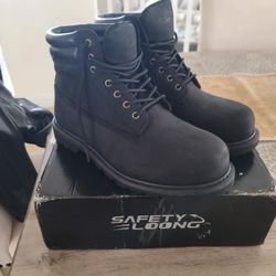Safety Long Work Boots  Size #12 Brand New