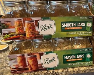 Wide Mouth Mason Jars