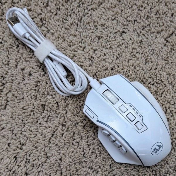 RedDragon Perdition Pro programmable rechargeable wireless MMO gaming mouse