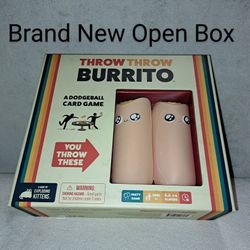 Brand New Open Box Throw Throw Burrito A Dodgeball Card Game (Fun For The Whole Family)