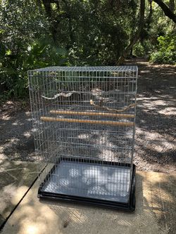 Large Bird Cage on rollers 48x34x23