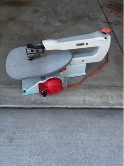 Ridgid scroll saw.