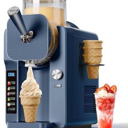 Slush Machine & Ice Cream Maker Machine 2-IN-1, for Smoothies, Margarita