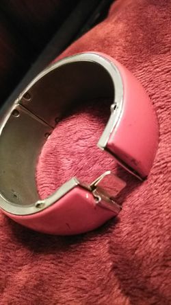 Vintage Red Enamel Bracelet