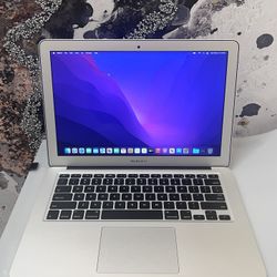Apple MacBook Air A1466 13” 2014 Laptop Intel i5 4GB RAM 128GB SSD MacOS Monterey w/ Charger - $140