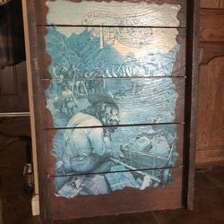 Deco Picture On Wood - Not Sold