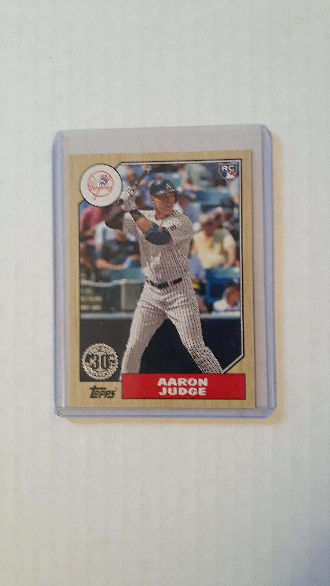 2017 87 Topps Aaron Judge RC.