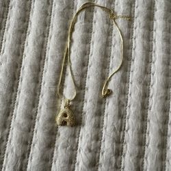 Necklace letter A