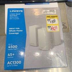 Linksys Velop 3 Pack Home Wifi
