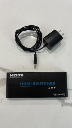 (TRADE/CASH) - Monoprice  Blackbird 4K 3x1 HDMI 2.0 Switch, HDR, HDCP 2.2, CEC, 4K@60Hz UHD