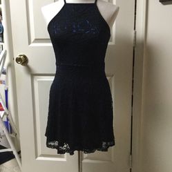 Charlotte Russe Black/Blue Dress