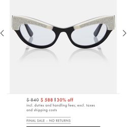 Authentic Gucci Cat Eye Sunglasses 