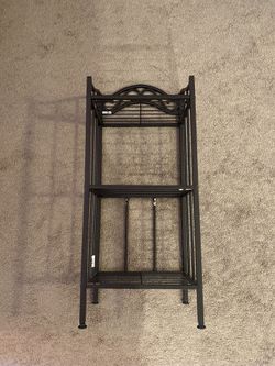 bathroom floor shelf