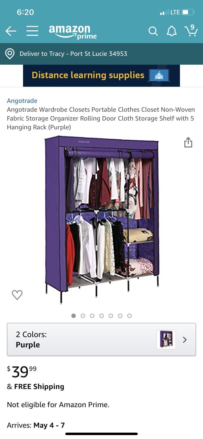 Portable closet