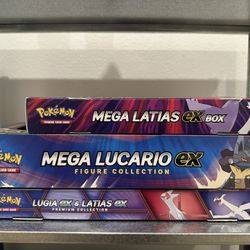 Pokemon Mega Evolutions Lugia & Latias Ex Box, Mega Lucario Box
