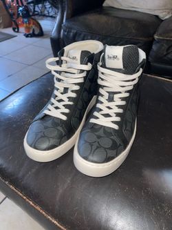 High top coach shoes