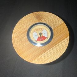 MÜV Glass Storage Jar with Bamboo Lid & Hygrometer