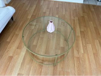 Modern Round Glass Coffee Table