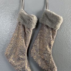 LEOPARD STOCKING RACHEL ZOE CHEETAH STOCKING PLUSH CHRISTMAS STOCKING