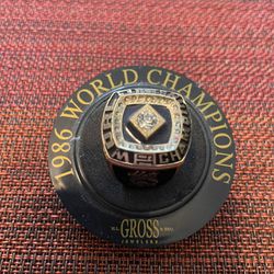 New York Mets 1986 World Champions Ring