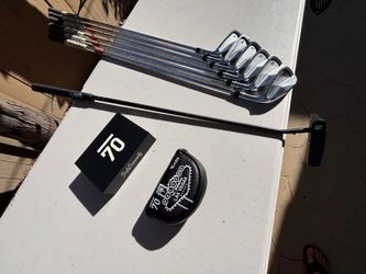Golf clubs - sub70 irons putter & exotic driver