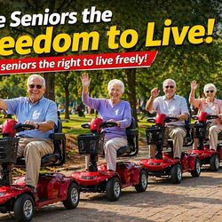 Mobility Scooter – Give Seniors Freedom Again! Only $1/Day