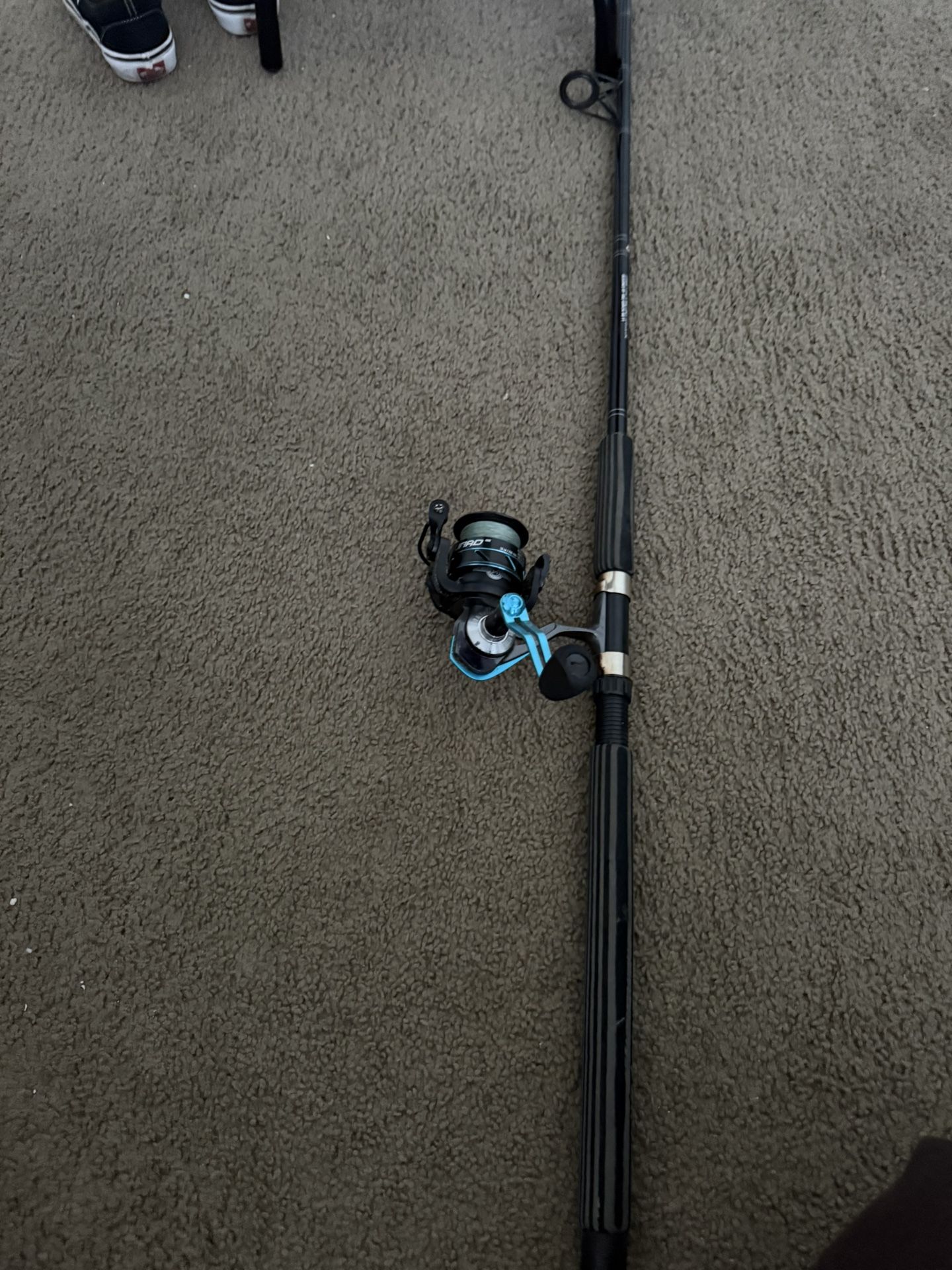 Fishing Rods + Tackle Box & Wall Rod Holders
