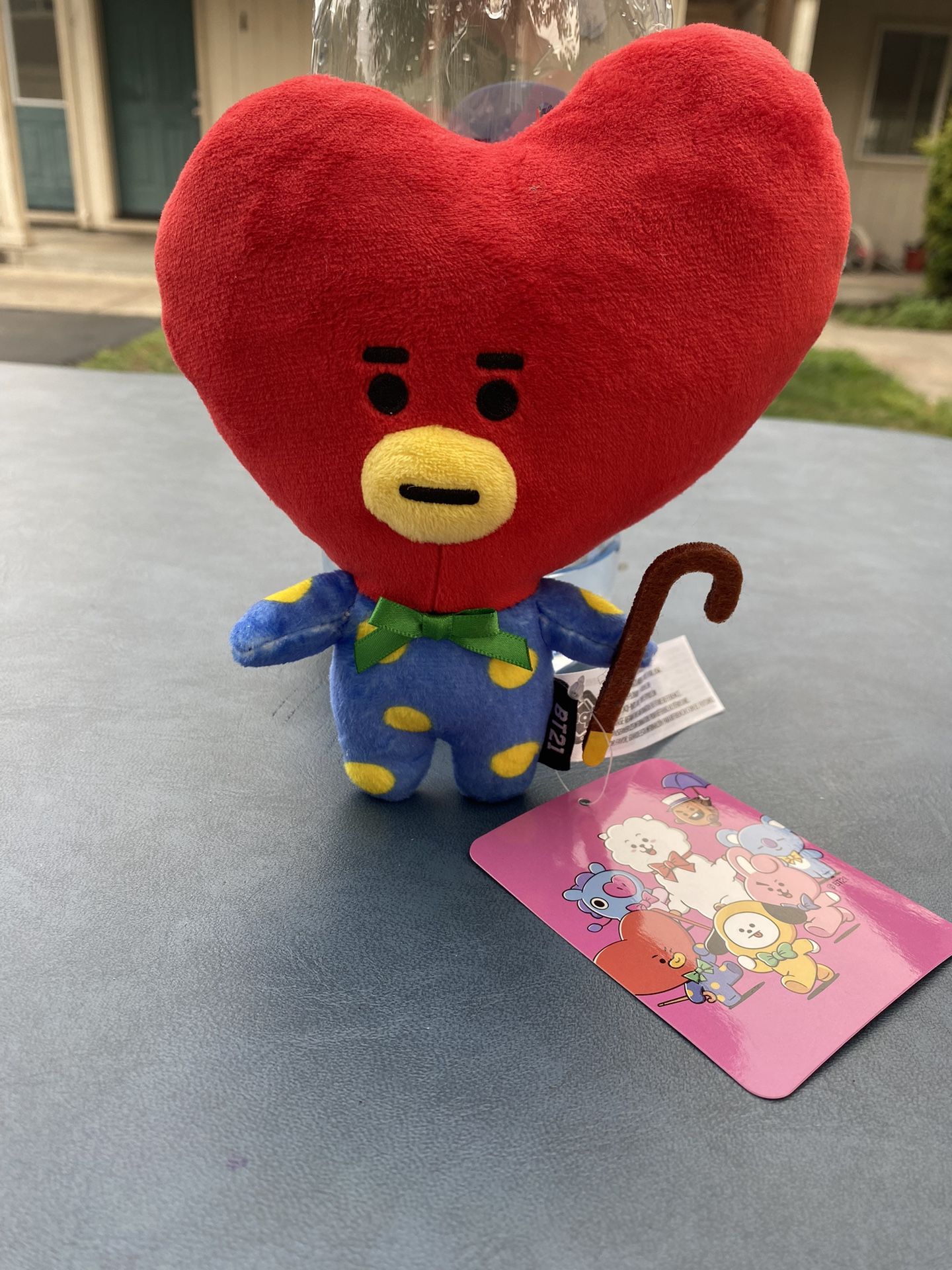 BT21 Small Red Heart Stuffed Toy