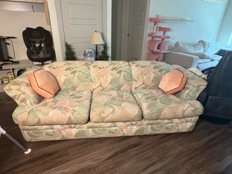 Beautiful floral couch