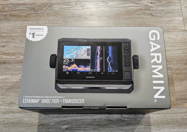 Garmin ECHOMAP UHD2 74SV + Transducer - Chartplotter/Sonar (010-02685-01) *NEW*
