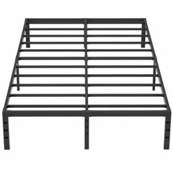 NEW JETO Metal Bed Frame-Simple and Atmospheric Metal Platform Bed Frame, Storage Space Under The Bed Heavy Duty Frame Bed, Sturdy King Size Bed Frame