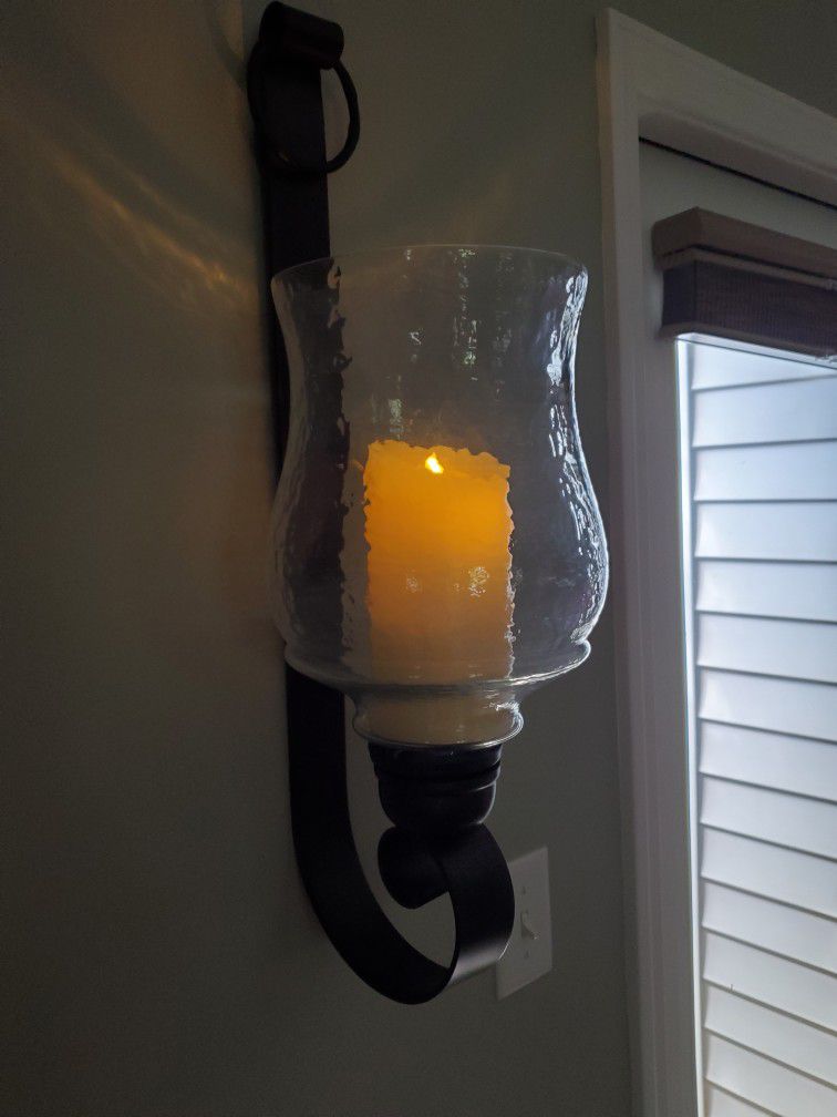 Wall Sconce With Candle