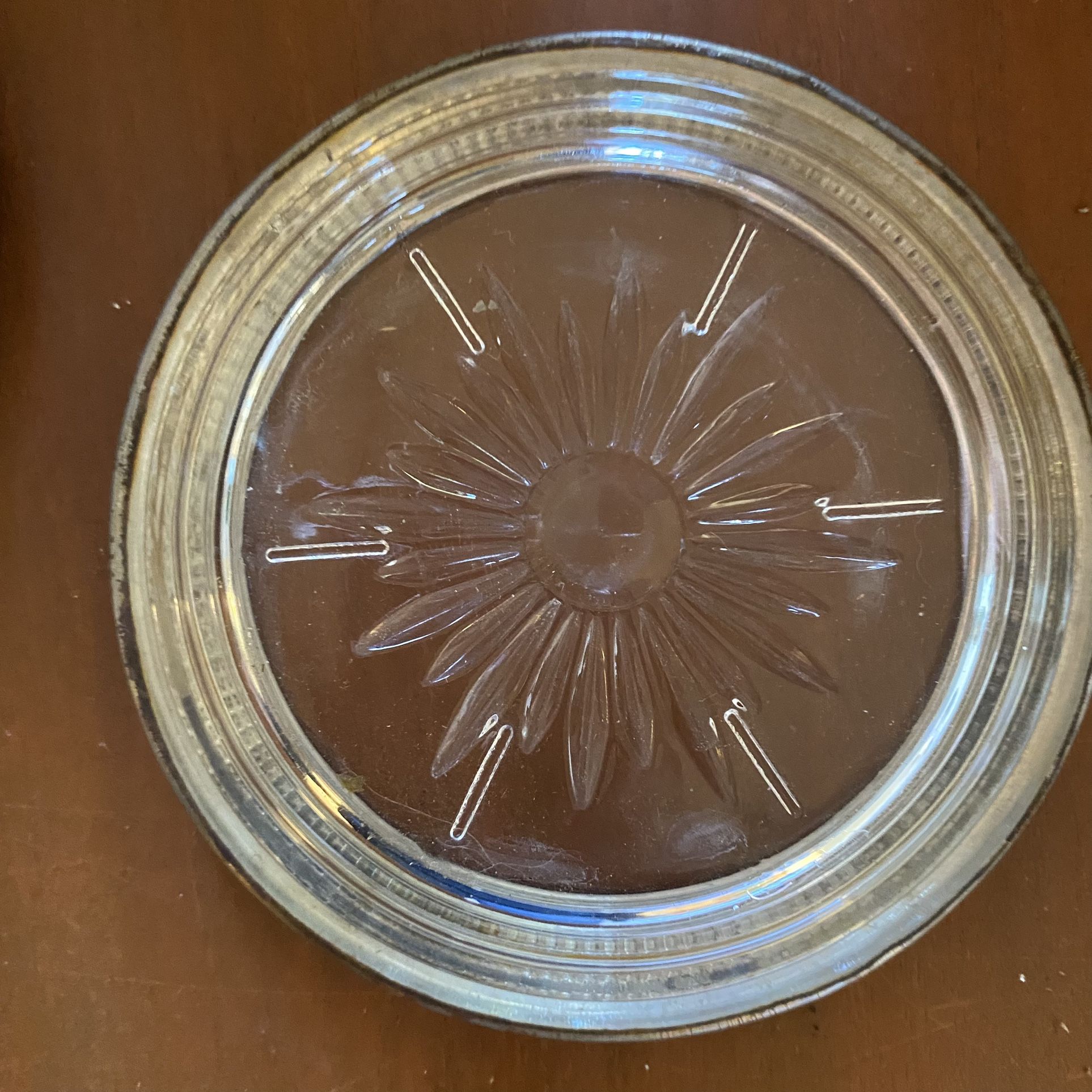 Vintage Starburst Crystal Coaster Set