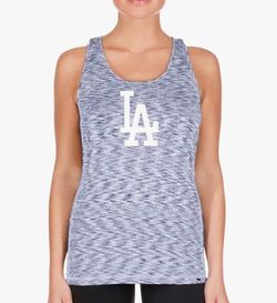 New Era Women's MLB LA Active Halter Tank Top