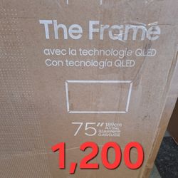 SAMSUNG 75"INCH 4K THE FRAME TV LS03D 