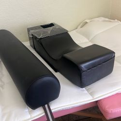 Lash Pillow With Compartments And Knee Pillow For Lash Bed 